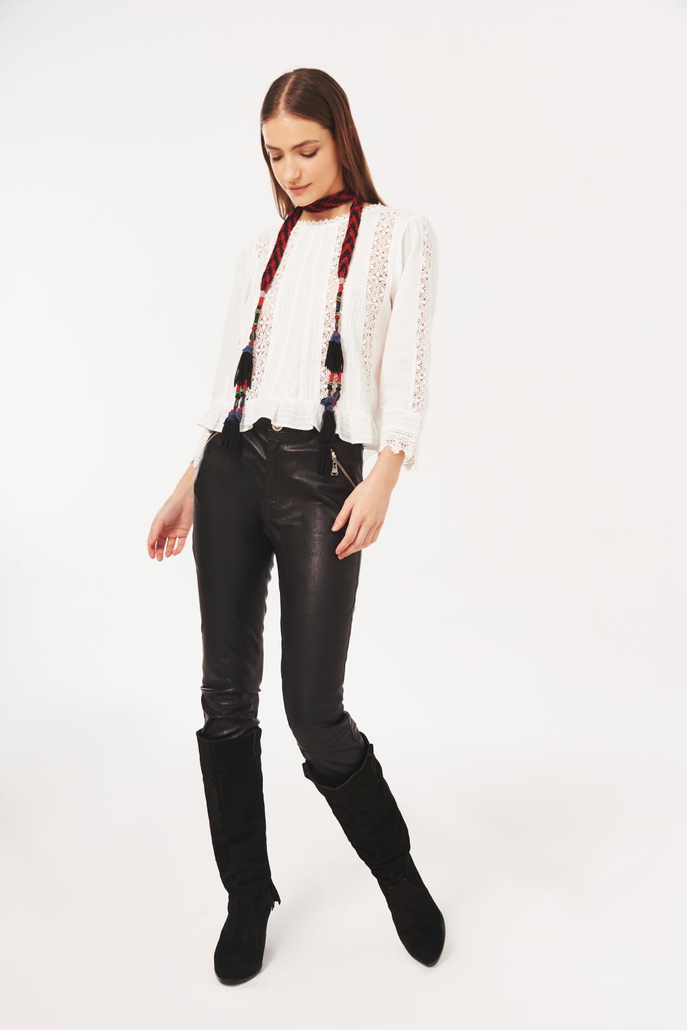camisa blossom lace