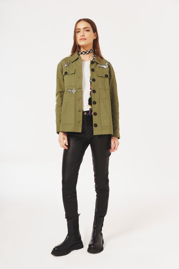 chaqueta militar love
