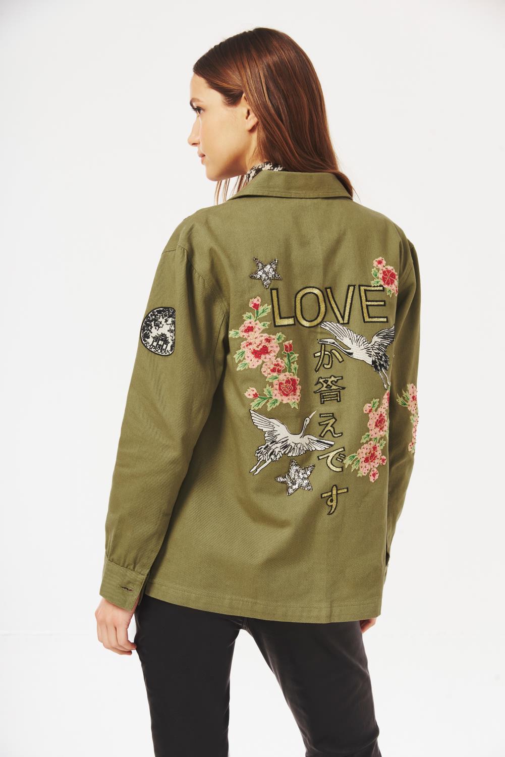 chaqueta militar love