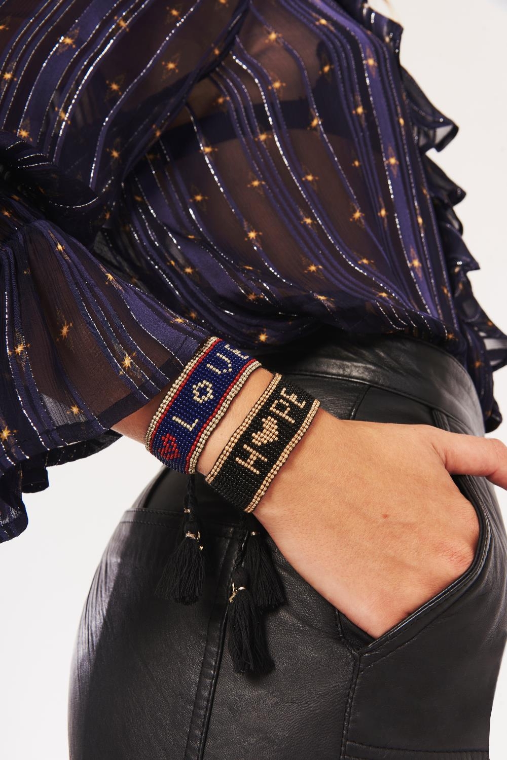 Pantalon Recto Cuero
