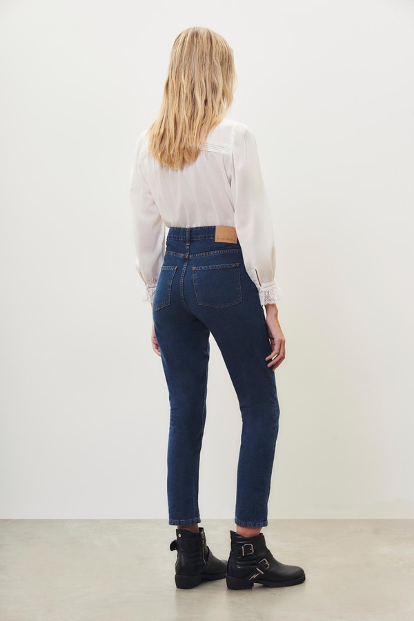 Jean Straight High Rise Indigo