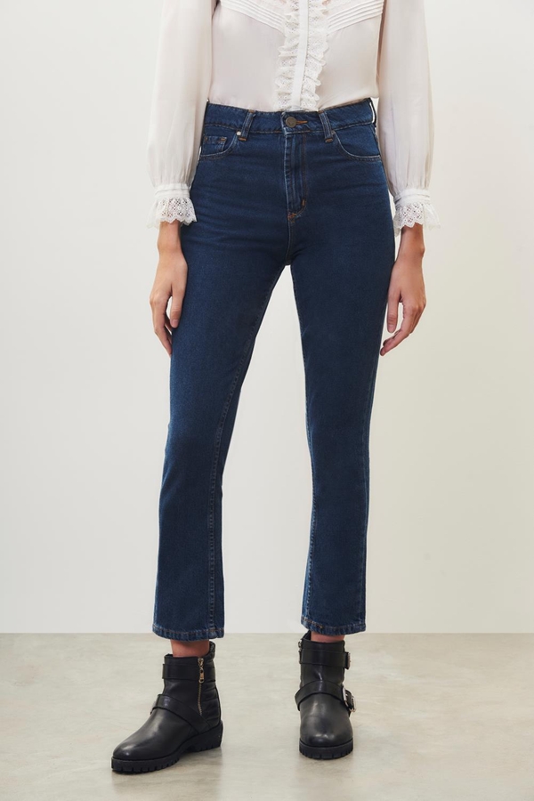 Jean Straight High Rise Indigo