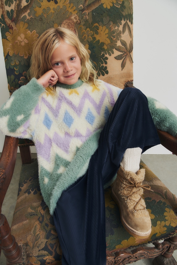 sweater cozy stars girls