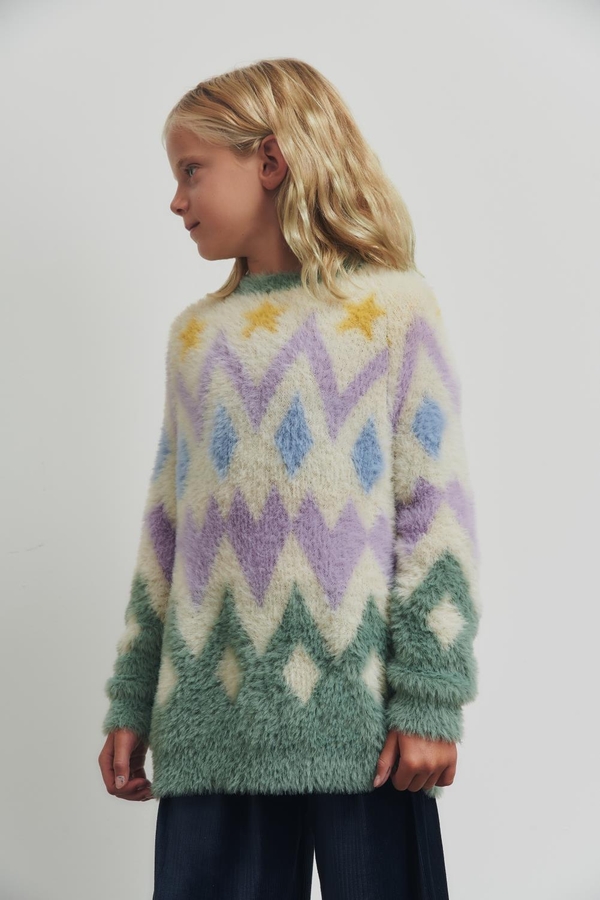 sweater cozy stars girls