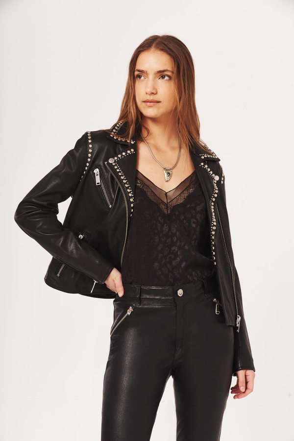 chaqueta night cuero