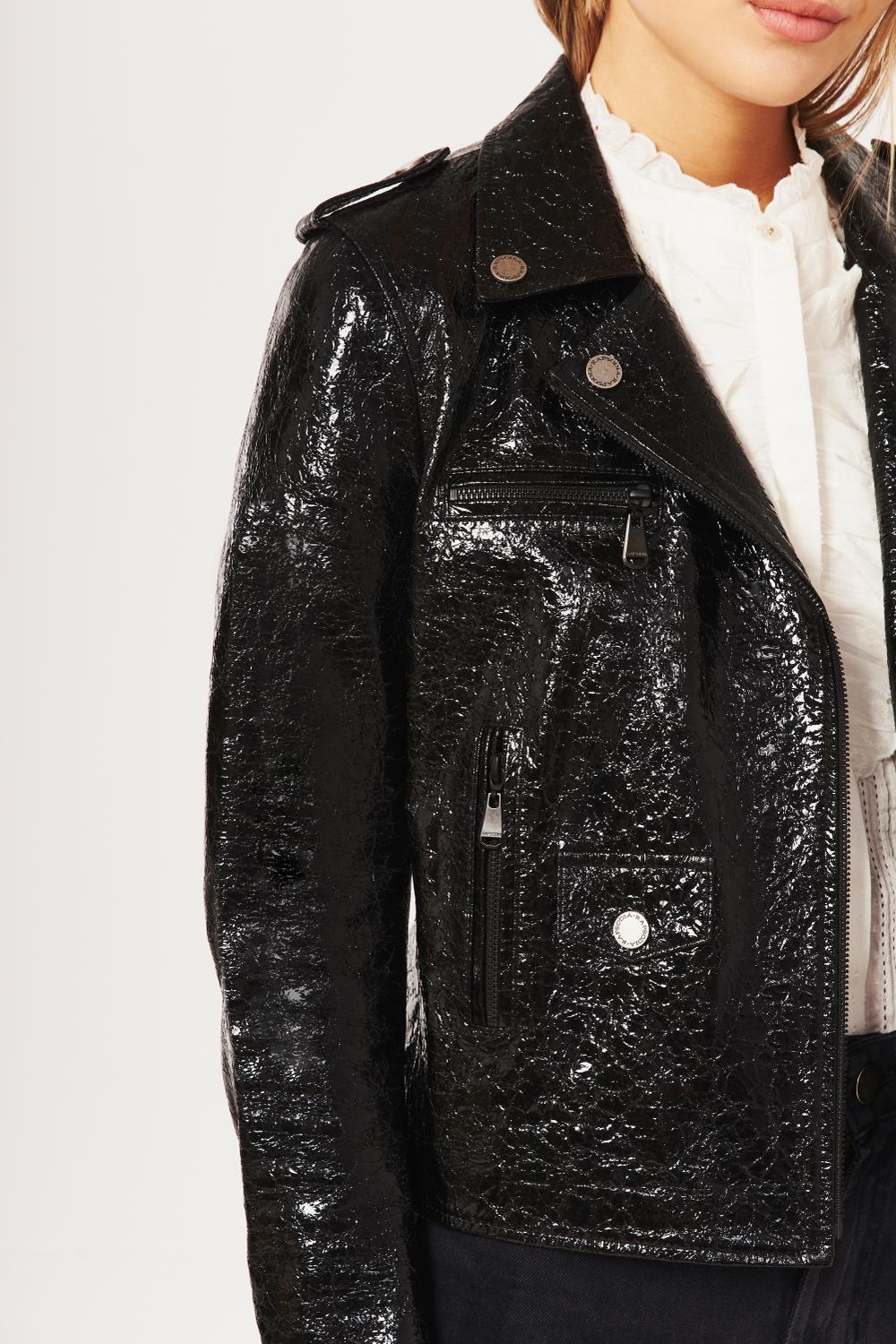 chaqueta star new cuero