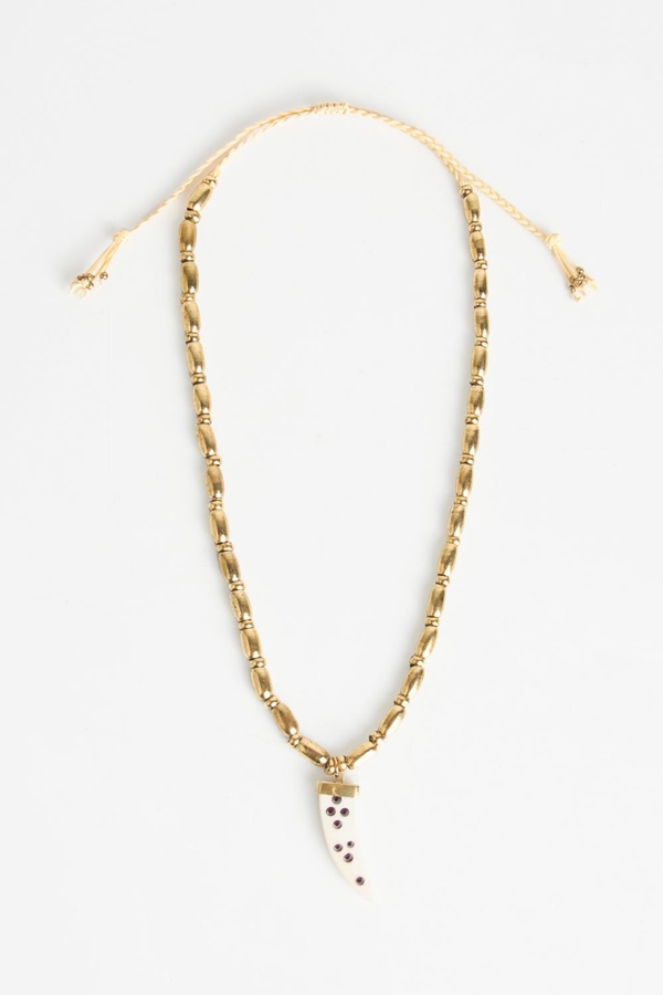 collar oval cuerno