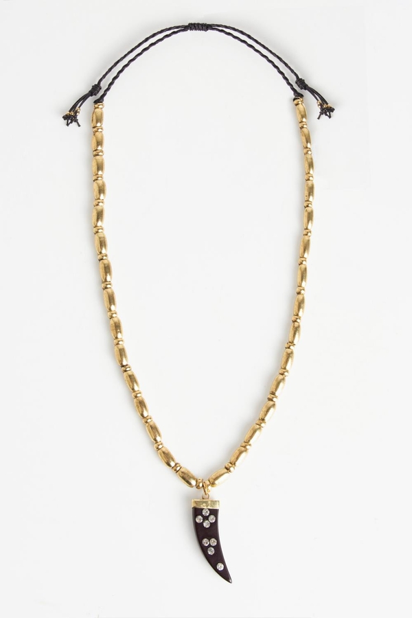 collar oval cuerno