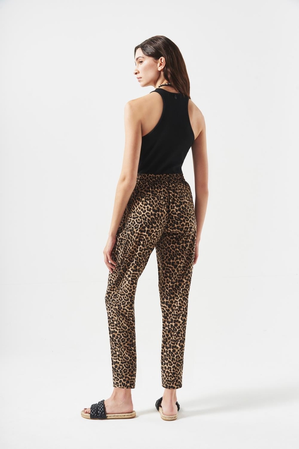 pantalon porter leopard