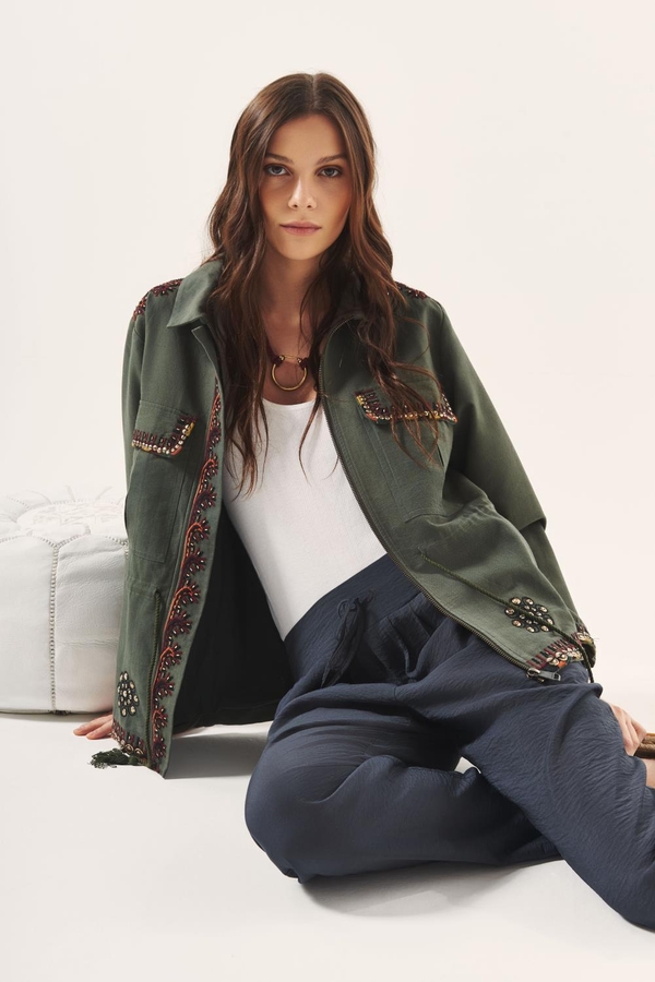 chaqueta army hearts