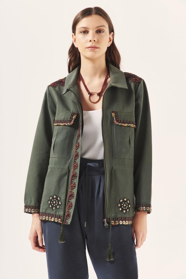 chaqueta army hearts