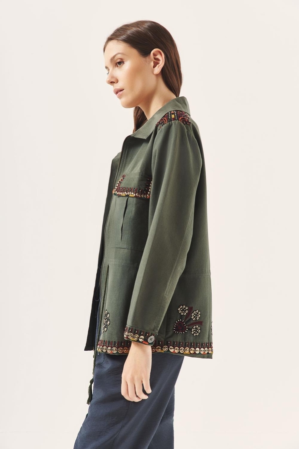 chaqueta army hearts