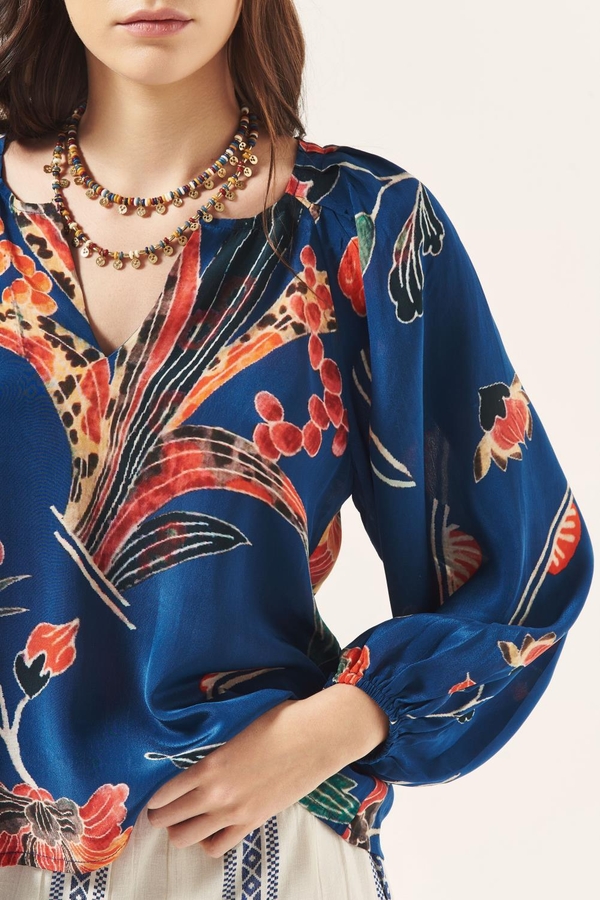 camisa majiorelle lys