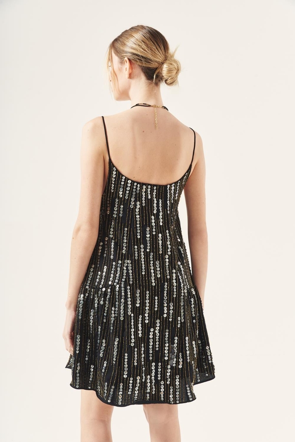 vestido deepika shine short