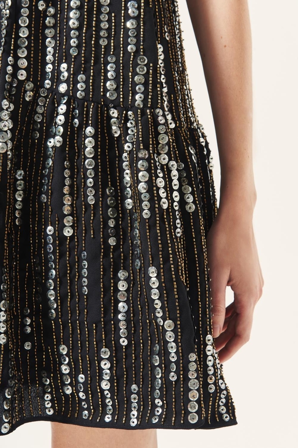 vestido deepika shine short