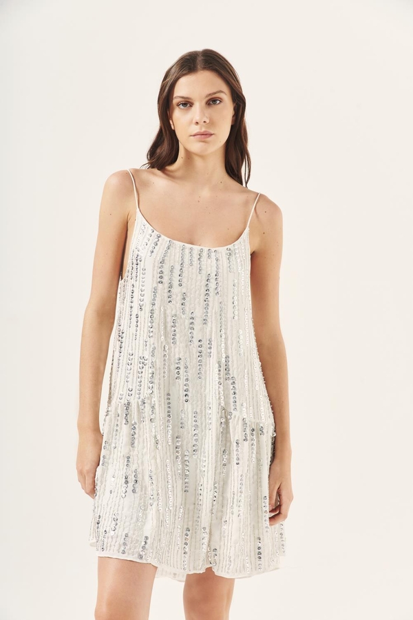 vestido deepika shine short