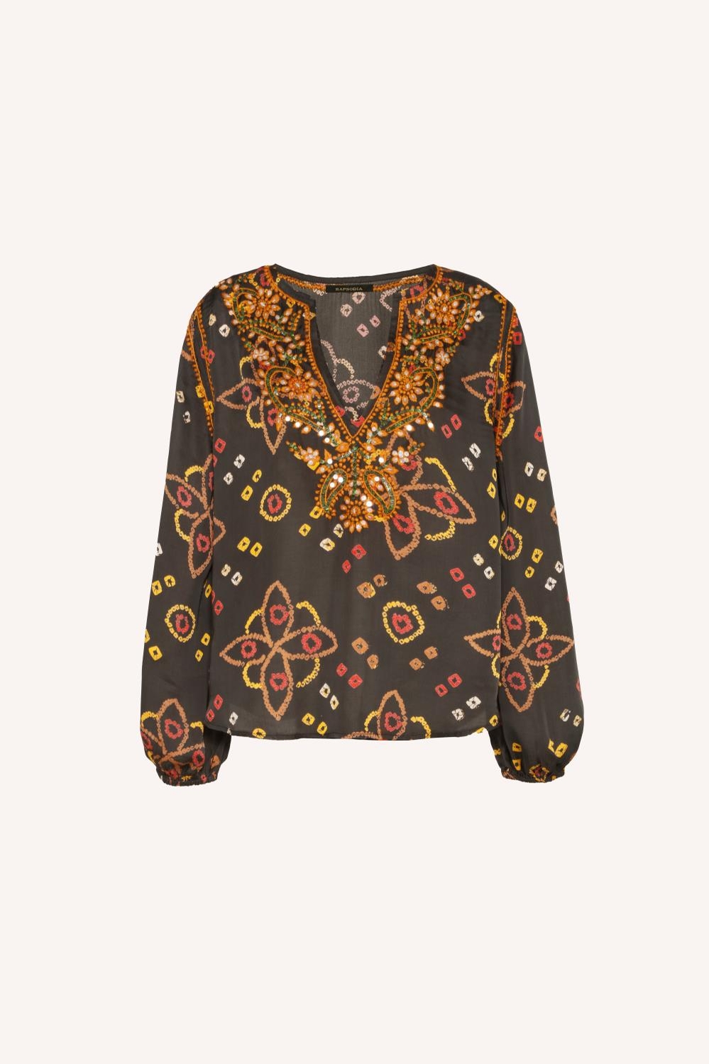 camisa gandha dark bandani