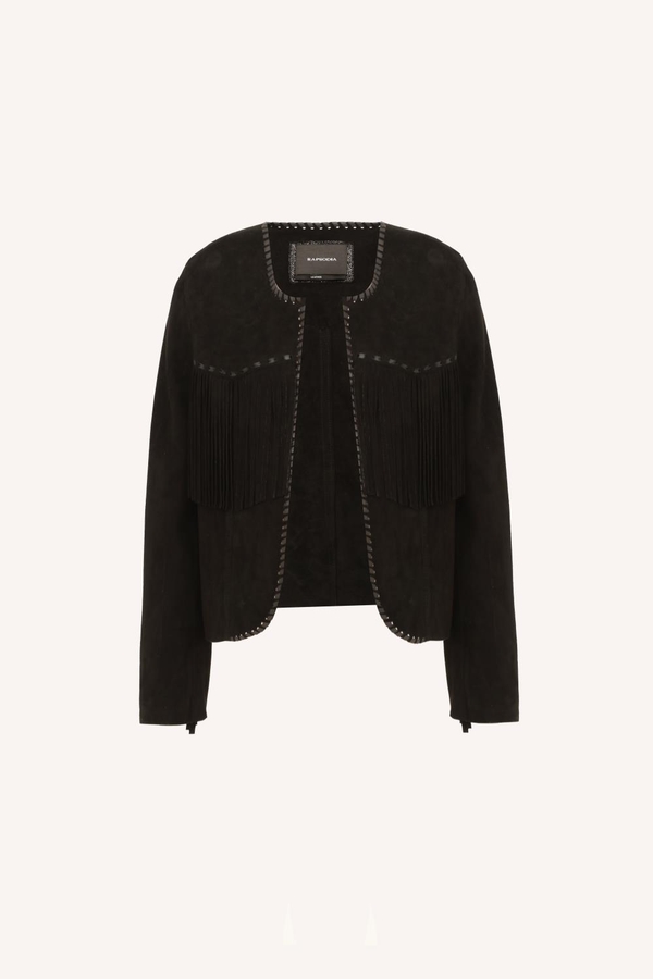 chaqueta west cuero