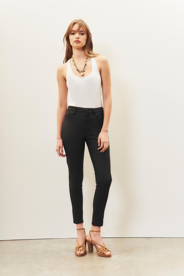 jean skinny satin black