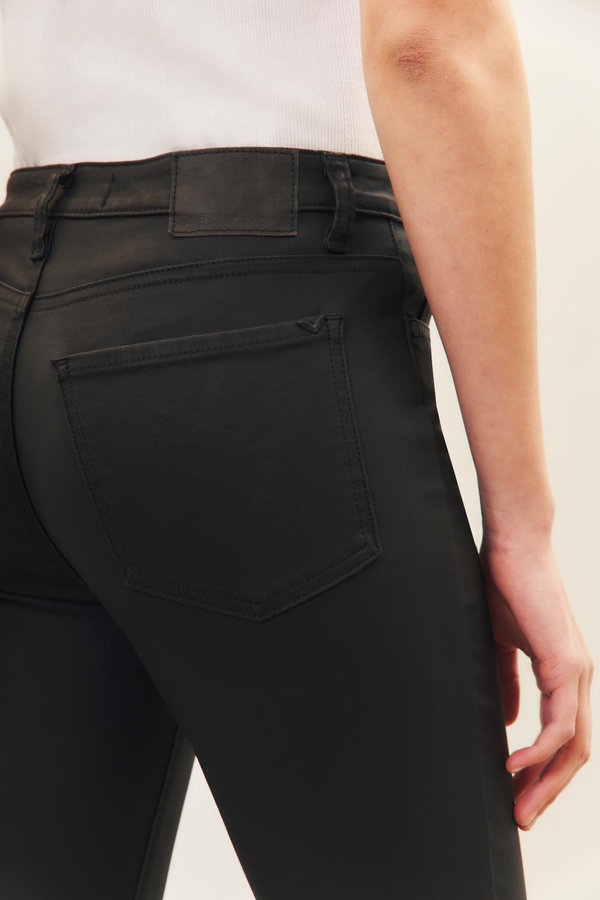 jean skinny satin black