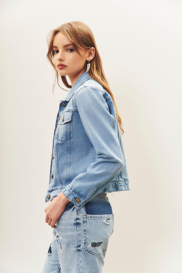 campera basic denim