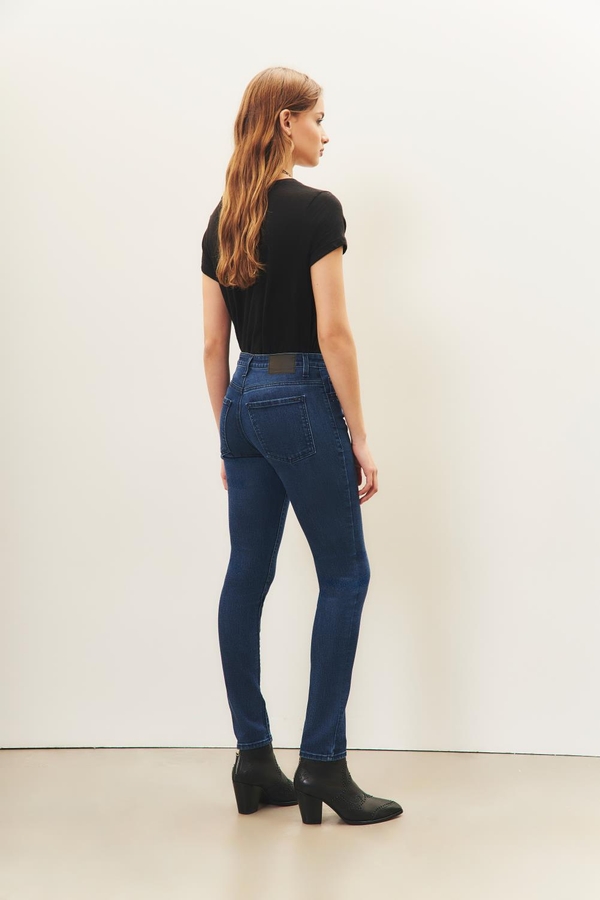 jean slim blue metal