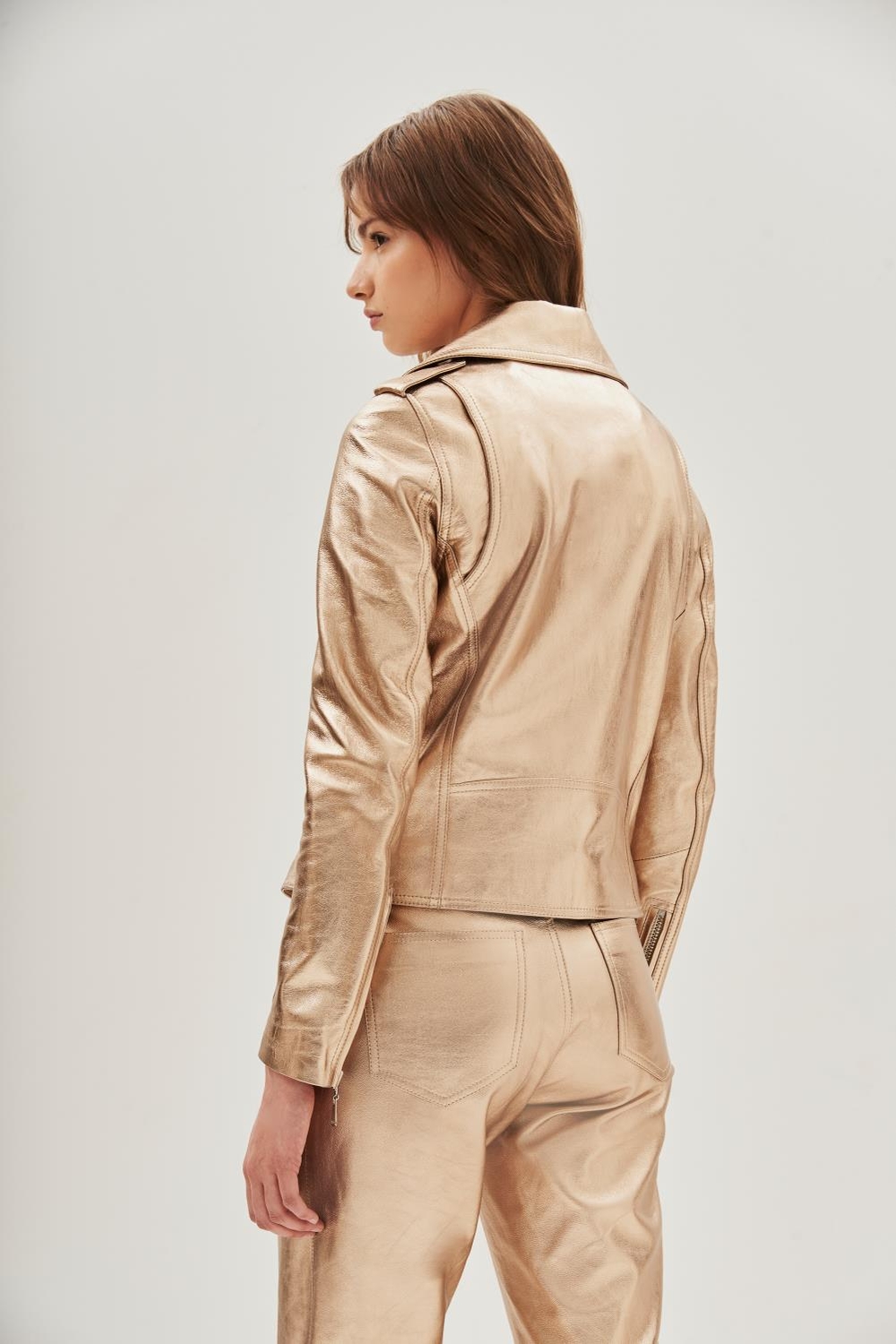 chaqueta fairy metal cuero
