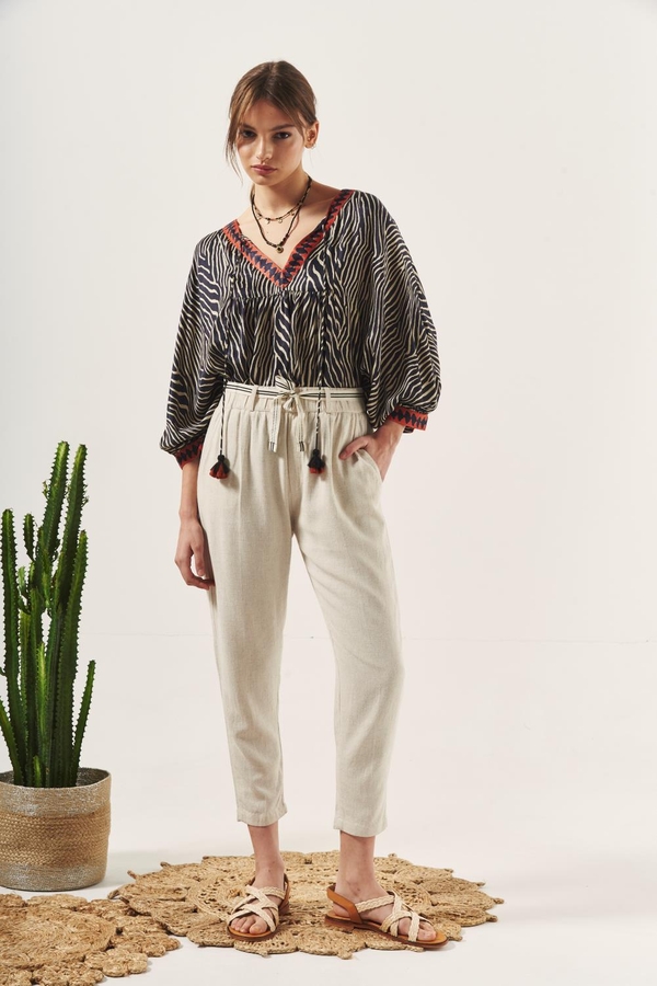 pantalon lino josie