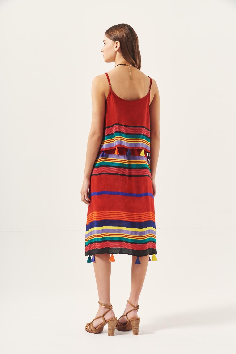 vestido voyage stripes
