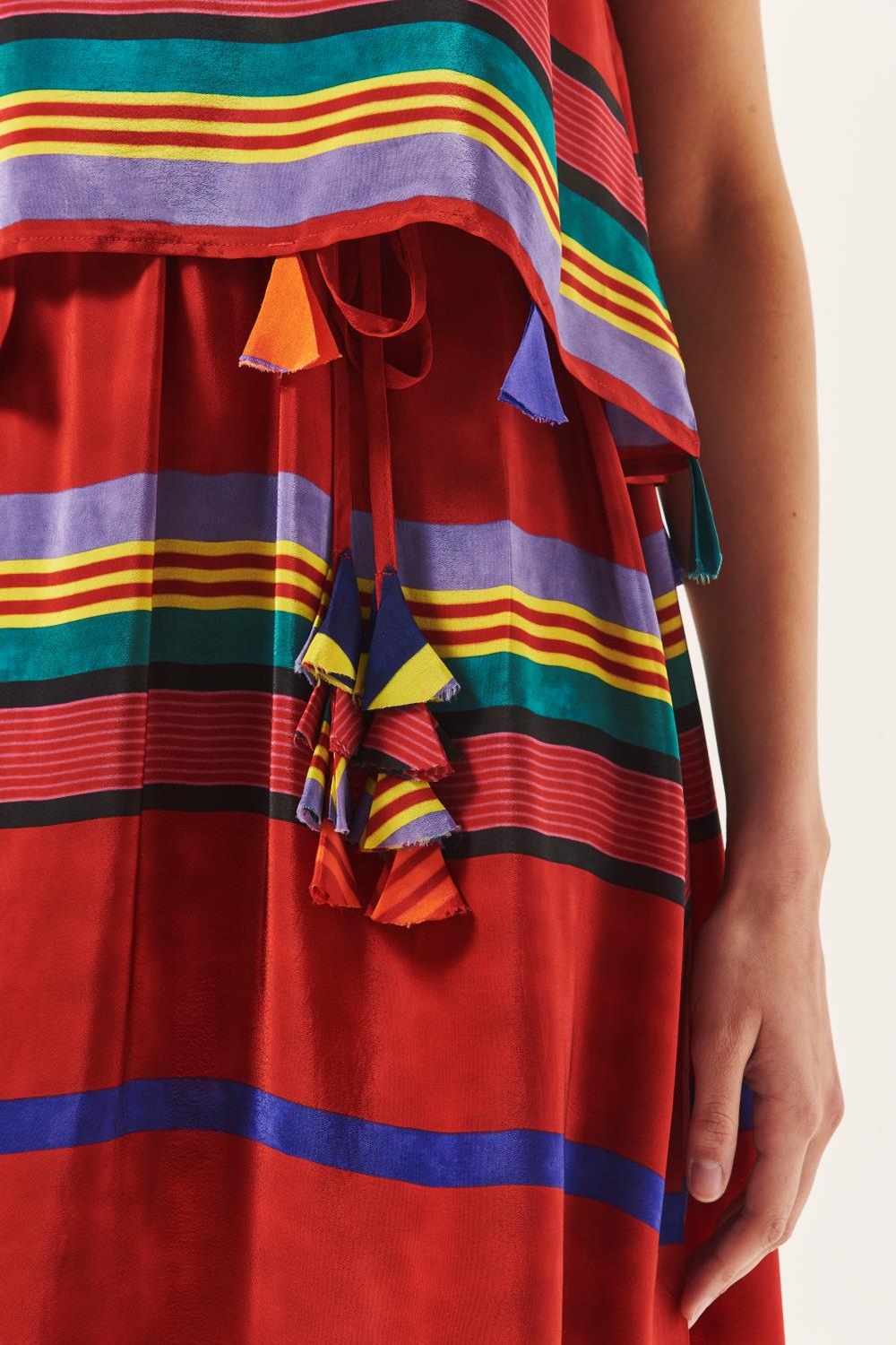 vestido voyage stripes