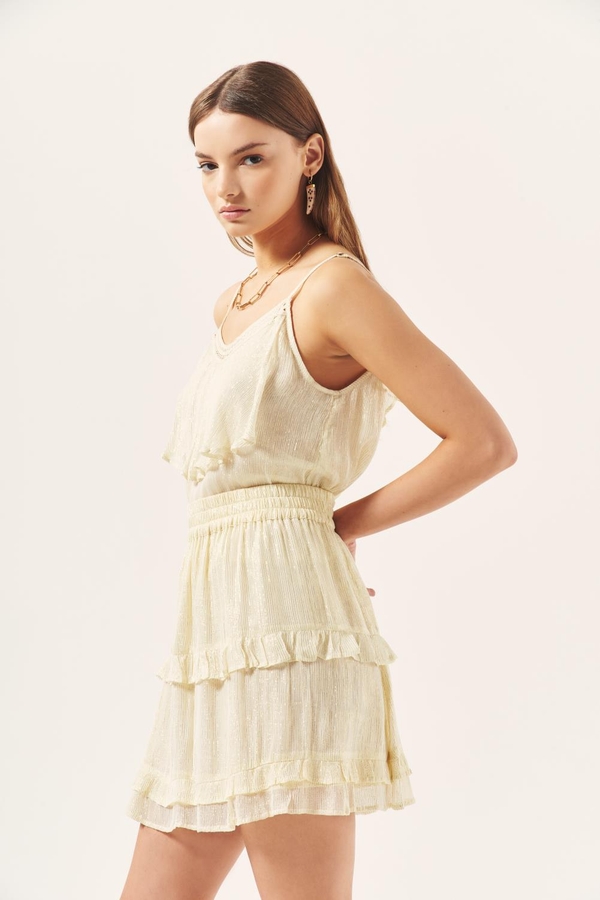 falda minina shortrt lurex