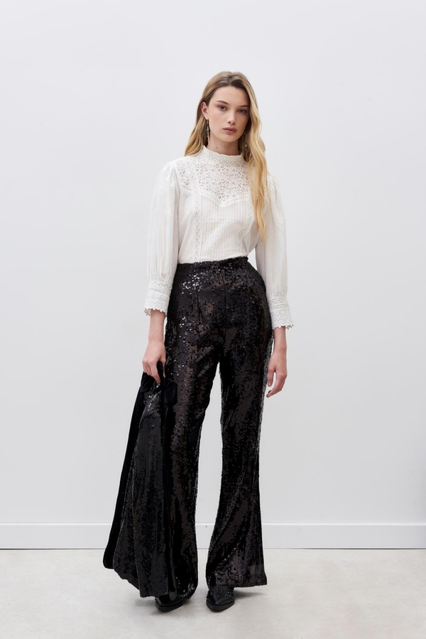 pantalon diodore sequins