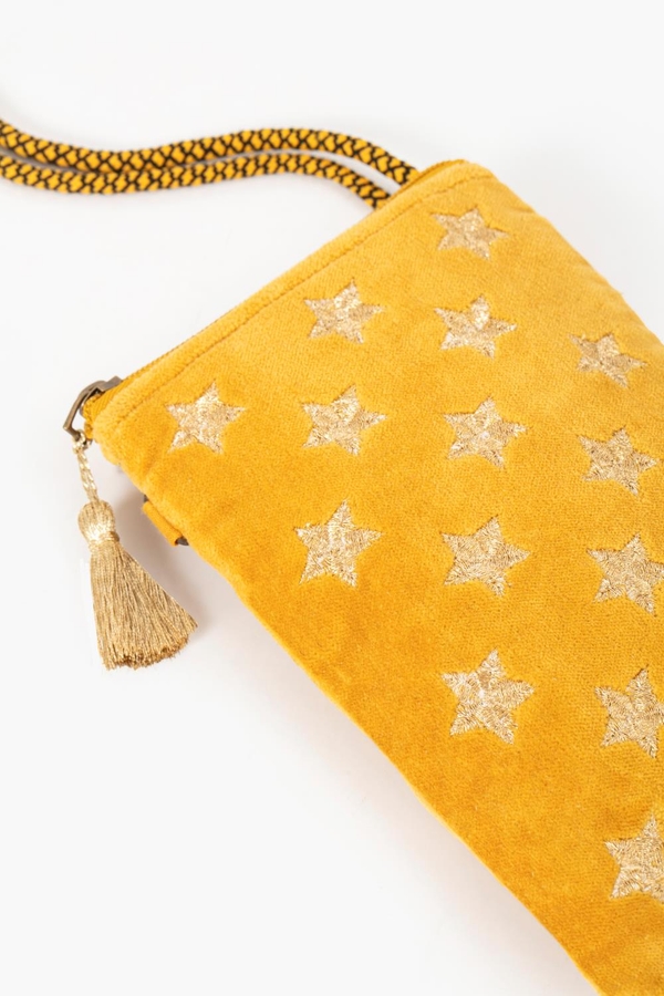 bolso velvet stars 13x20