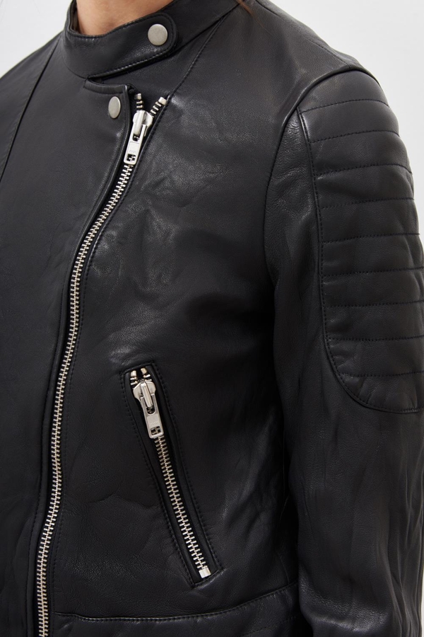 chaqueta smith cuero