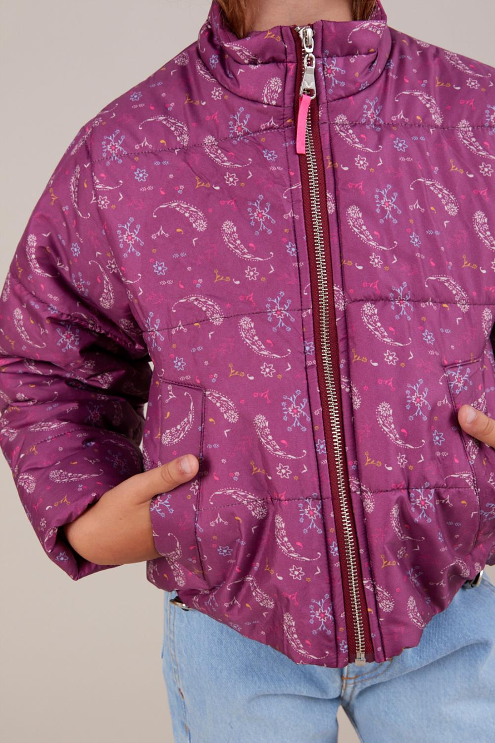 Chaqueta Paisley Puffy Girls