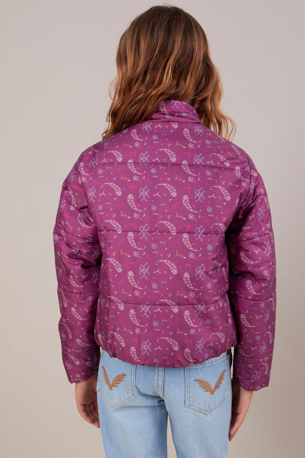 Chaqueta Paisley Puffy Girls