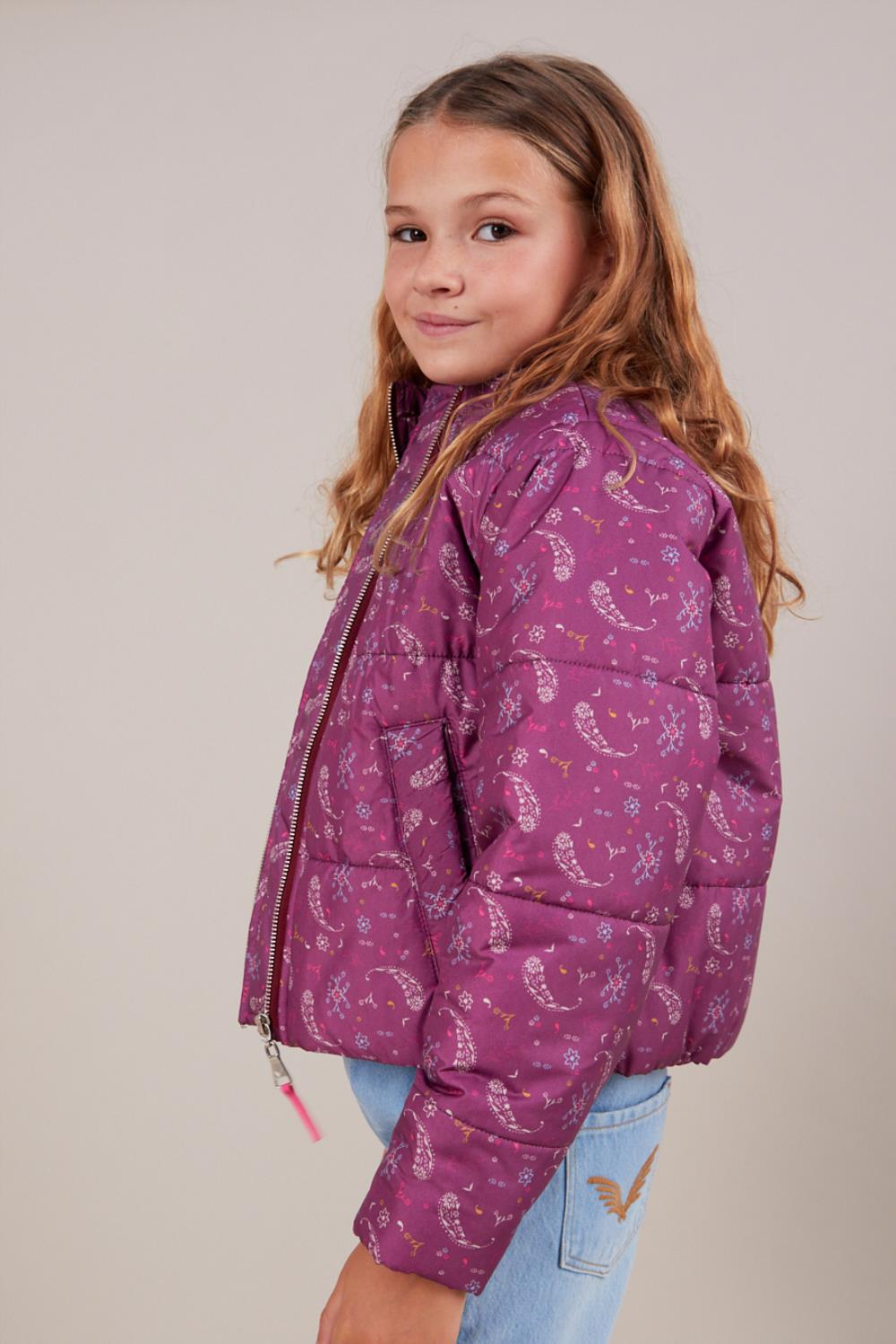 Chaqueta Paisley Puffy Girls