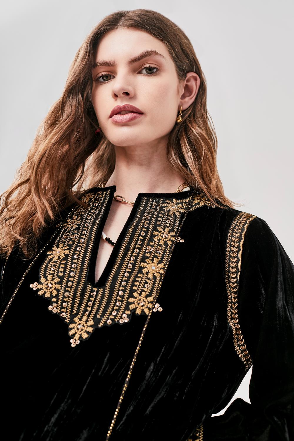 Camisa Gandha Velvet