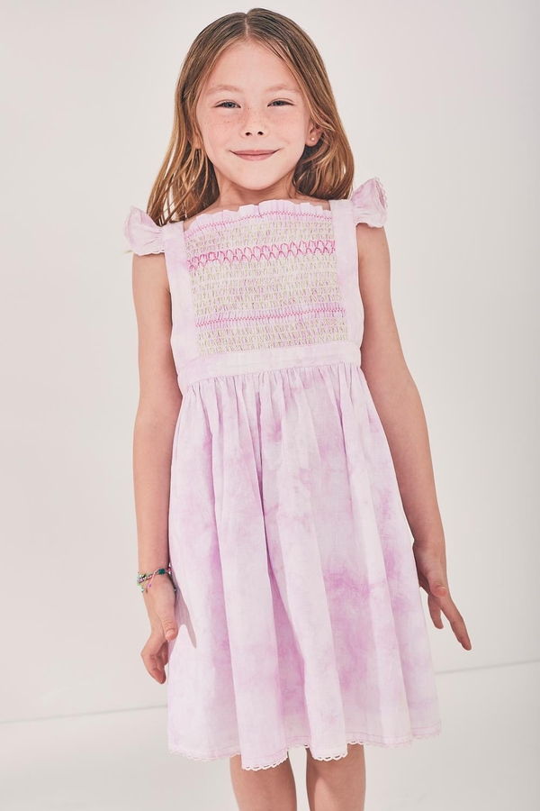 vestido smock batik girls