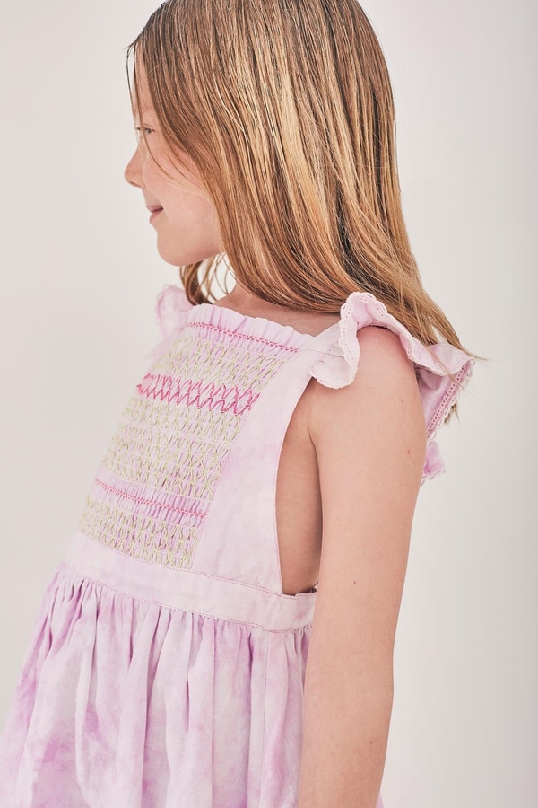 vestido smock batik girls