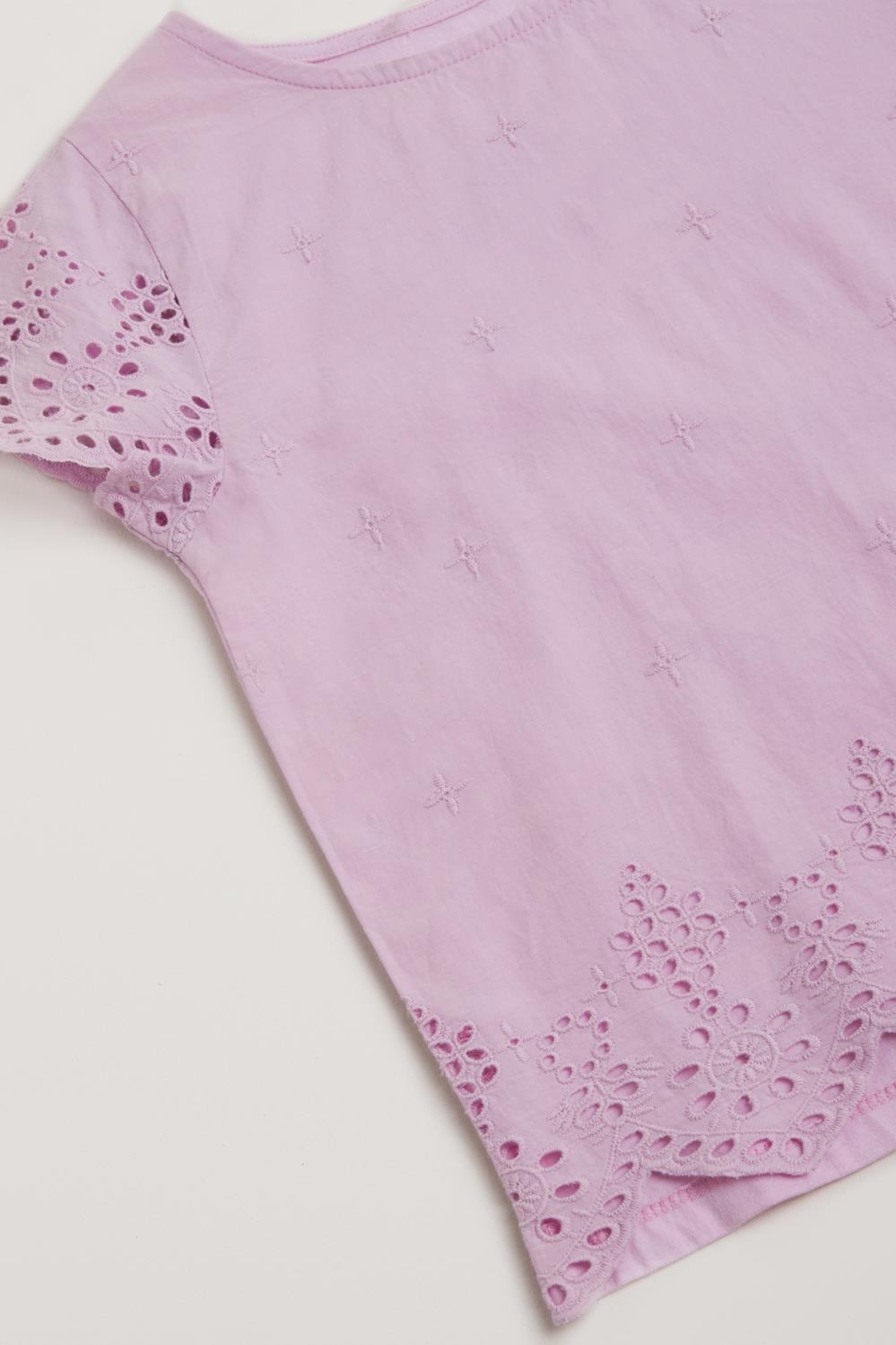 Camisa Broderie R Girls