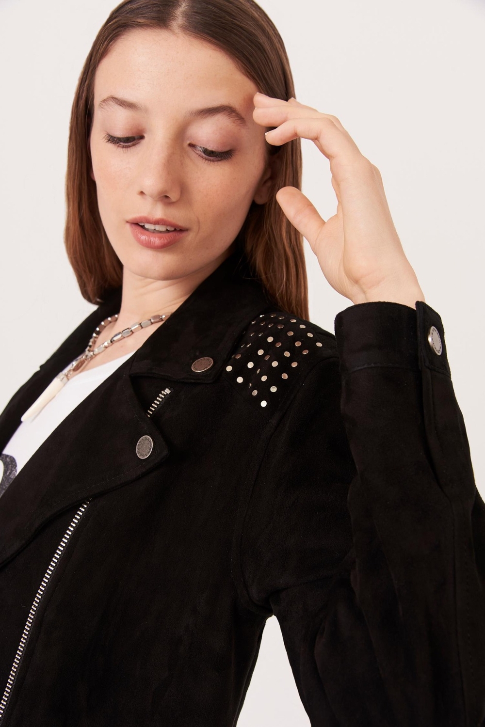 Campera Sing Suede Cuero