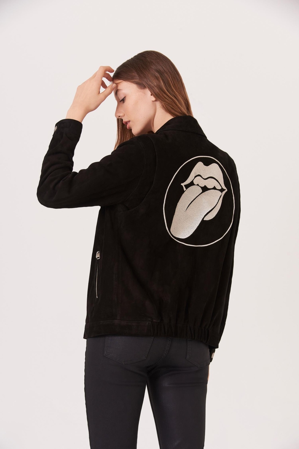 Campera Sing Suede Cuero